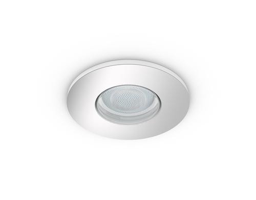 Philips Hue White Amb. Adore Deckenspots rund 1 flg. silber 350lm inkl. Dimmschalter