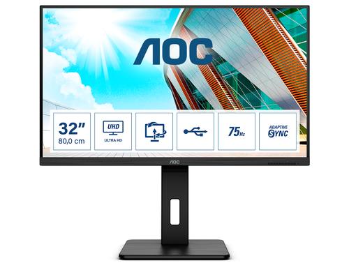 AOC 32 U32P2Q, 16:9, 3840x2160 HDMI, DP, USB, VA