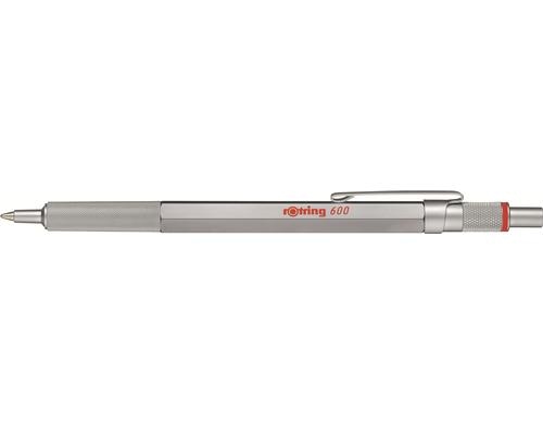 Rotring 600 Kugelschreiber silber, M