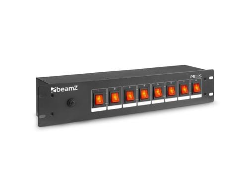 BeamZ PS08S Switch Panel, 8-Kanal, Schuko