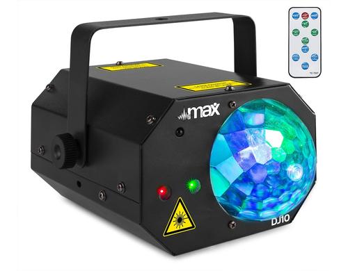 MAX DJ10 Jelly Moon mit rot/grn Laser, USB