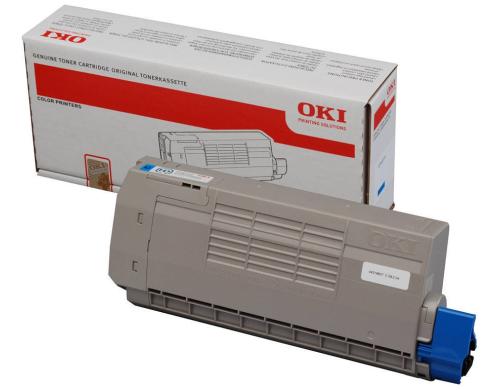 OKI Toner 44318607 cyan, zu OKI C71xSerie ca. 11'500 Seiten, ISO/IEC 19798