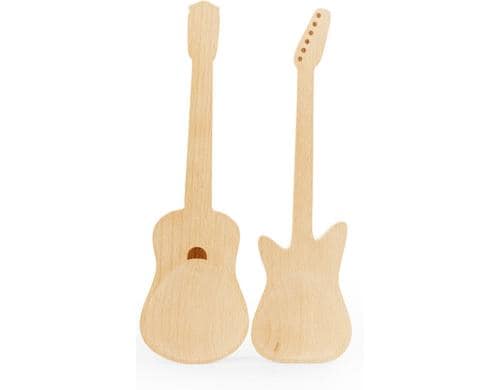 Kikkerland Salatbesteck Gitarre L:34.5 x B:13.5 x T:1.5cm