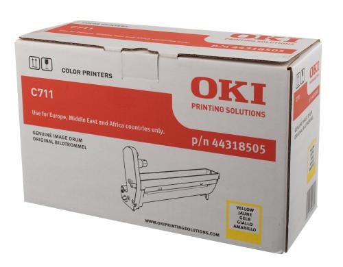 OKI Bildtrommel 44318505, f. C711 Serie, ye 20'000 Seiten  (Image Drum), ISO/IEC 19798