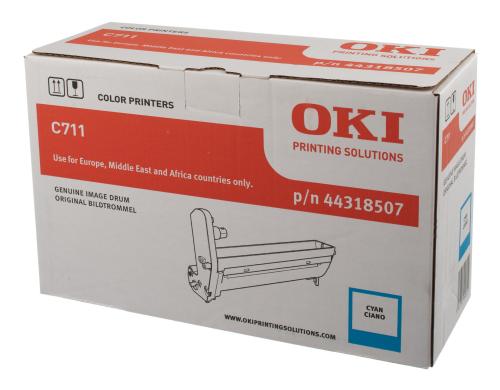 OKI Bildtrommel 44318507, f. C711 Serie, cy 20'000 Seiten  (Image Drum), ISO/IEC 19798