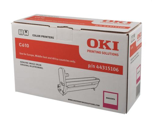 OKI Bildtrommel 44315106,f.610Serie,magenta 20'000 Seiten (Image Drum), ISO/IEC 19798