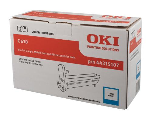 OKI Bildtrommel 44315107, f.610 Serie, cyan 20'000 Seiten (Image Drum), ISO/IEC 19798