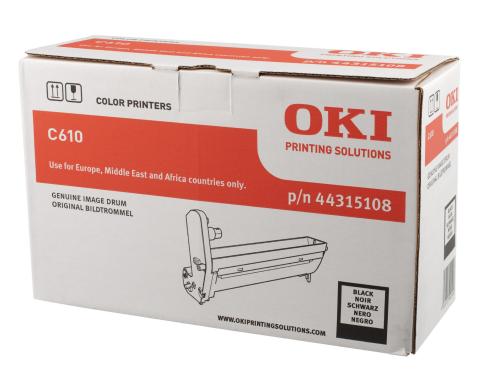 OKI Bildtrommel 44315108, C610 Serie,black 20'000 Seiten(Image Drum), ISO/IEC 19798