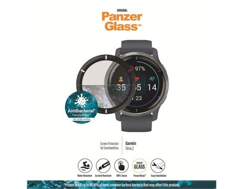 Panzerglass Displayschutz Garmin Venu 2 fr Garmin Venu 2, Anti-Glare