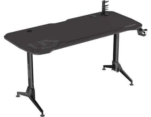 Ultradesk Grand Schwarz Gaming Table schwarz, div Zubehr