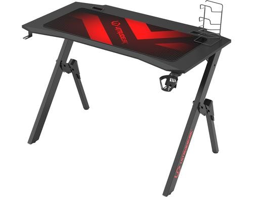 Ultradesk Action V2 Schwarz Gaming Table Schwarz, div Zubehr