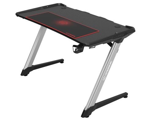 Ultradesk Racer Schwarz Gaming Table Schwarz, div Zubehr