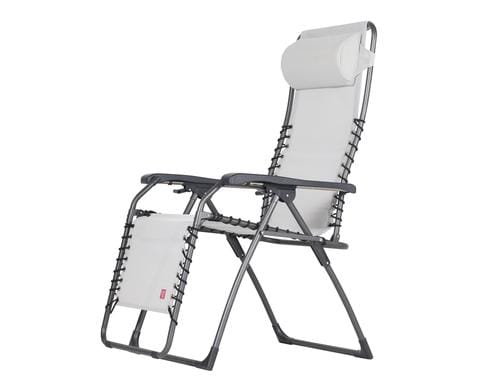 FIAM Relaxsessel Movida 129TX Weiss/Grau Metall