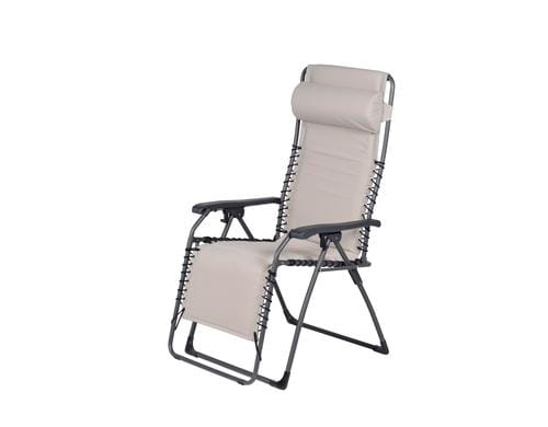 FIAM Relaxsessel Movida Soft 129D Weiss/Grau Metall Gestell