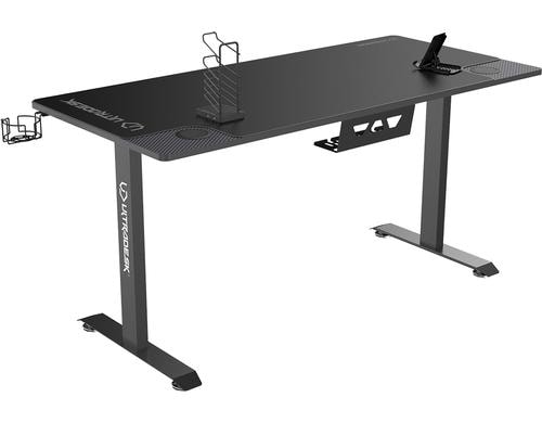 Ultradesk Momentum Schwarz Gaming Table schwarz, div Zubehr, besteht aus 2 Kartons