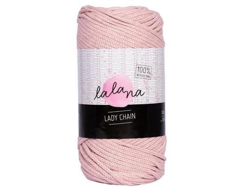 lalana Wolle Lady chain powder 200 g, ca. 100 m