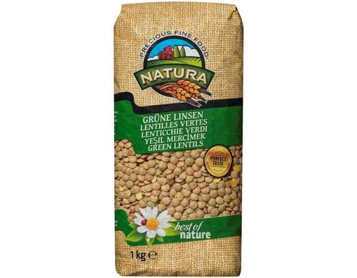 Natura Grne  Linsen 1 kg