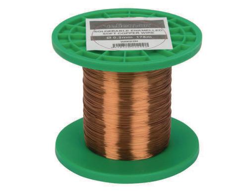 Velleman WICK02N Wickeldraht  0.2mm 178m 97 Ohm