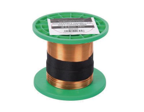 Velleman WICK08N Wickeldraht  0.8mm 22m 0.75 Ohm