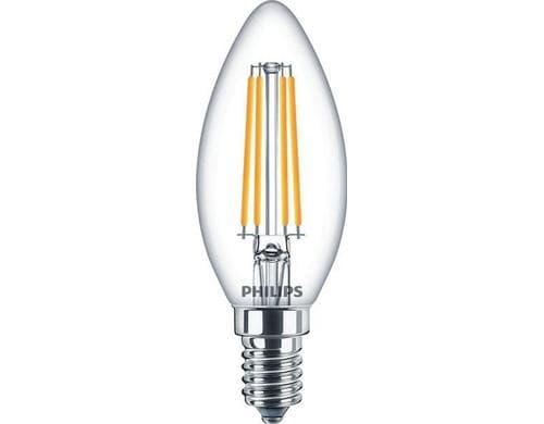 Philips CorePro LEDCandle 6,5-60W E14 827 B35 klar Glas IP44