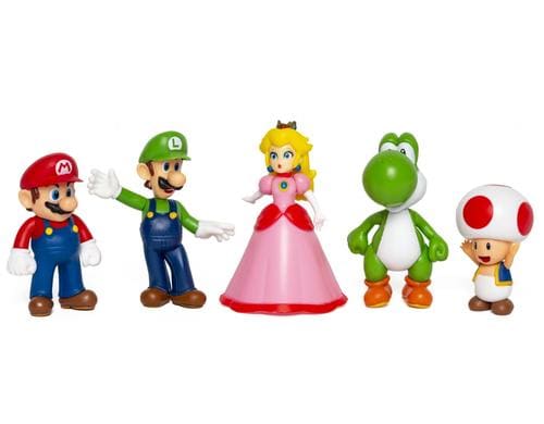 Nintendo Super Mario Set, 13cm 5 Figuren, Super Mario