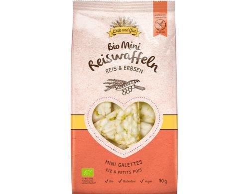 Mini Reiswaffeln Reis & Erbsen BIO 90 g