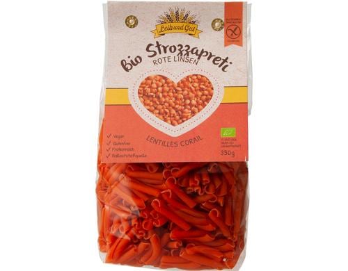 Strozzapreti Rote Linsen BIO 350 g