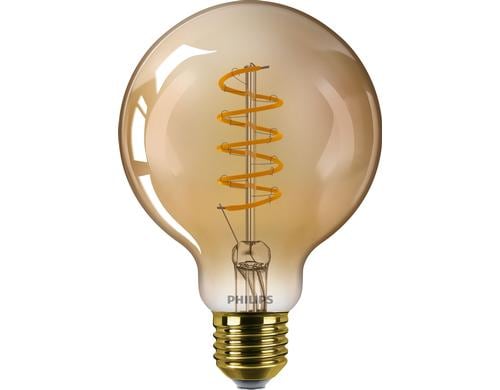 Philips LED Lampe 5.5W (25W) G93, E27, GOLD, SP D, SRT4