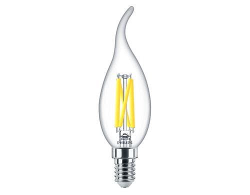 Philips LED Lampe 4.5W (40W) E14, BA35, 470lm, 2700-2200K, klar