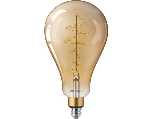 Philips LED Giant 40W E27 G160 470lm 2000K DIM, Gold Tnung