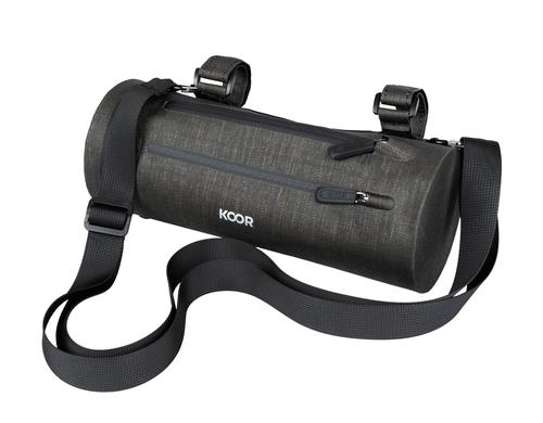 KOOR Velo Lenkertasche mit Riemen 2L anthrazit