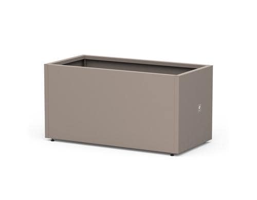 Herstera Metal Planter 50 100x50x50cm, Dark Taupe