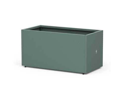 Herstera Metal Planter 50 100x50x50cm, Oak Green