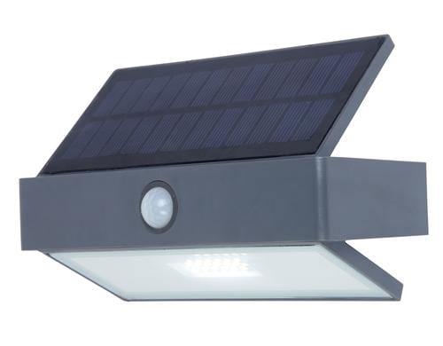 Lutec Solarleuchte ARROW 2.3W, 4000K, IP44, grau