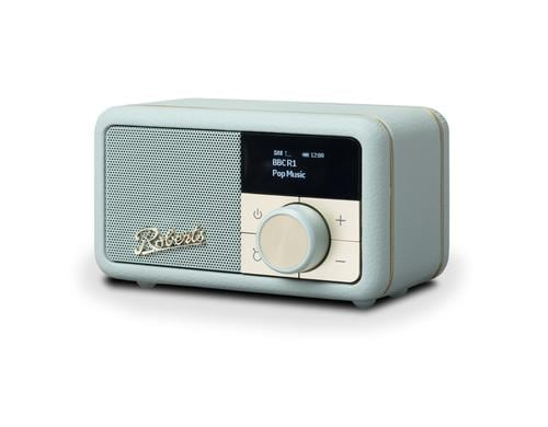 Roberts Revival Petite DAB+, duck egg blue DAB+, FM-Radio, Bluetooth, integr. Akku