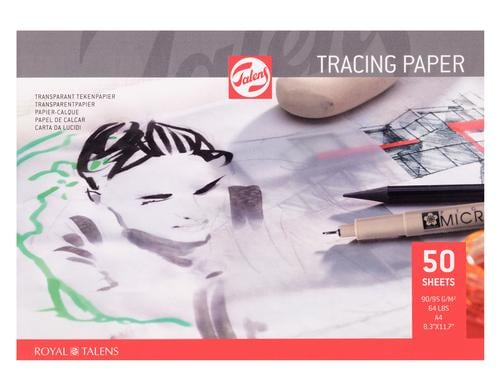 Talens Transparentpapier A4, 90gm/2, 50 Blatt