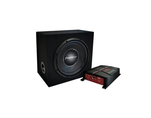 Pioneer Set mit Subwoofer, Endstufe, Kabel 1400W