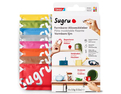 tesa Sugru 8 Farben 3x5g, single use