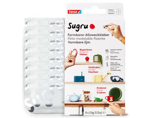 tesa Sugru 8 weiss 3x5g, single use