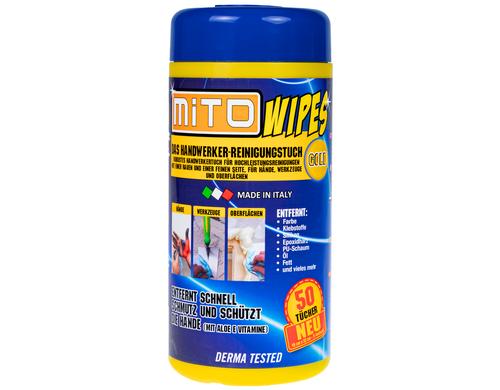 MITO Wipes Reinigungstcher Dose  50 Stck, 22 x 15 cm