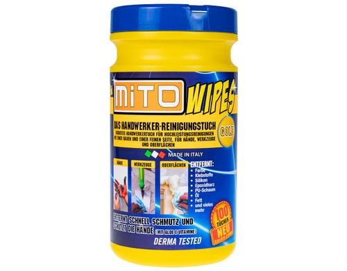 MITO Wipes Reinigungstcher Dose  100 Stck, 30 x 20 cm