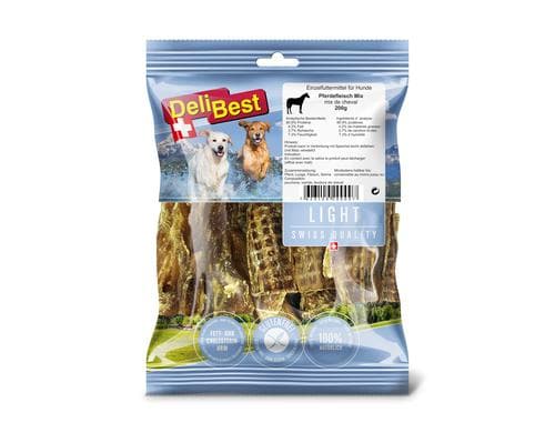 Delibest Light Pferdefleisch Kaumix 200g 