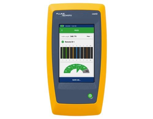 Fluke Networks LinkIQ Netzwerktester, Kabelprfgert, RJ45