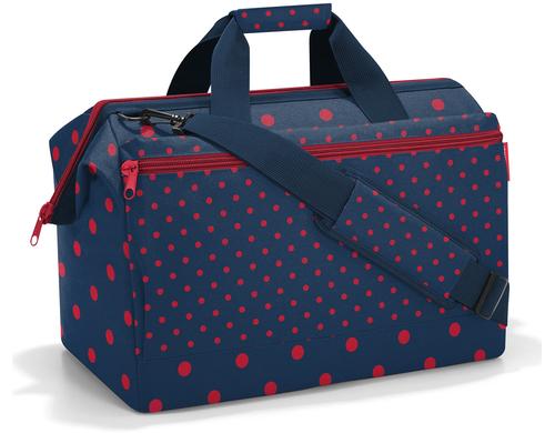 Reisenthel Reisetasche Allrounder L Pocket mixed dots red