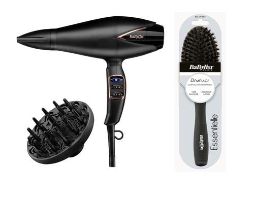 BaByliss Haartrockner Salon Brilliance D665CHE, Ionen Technologie