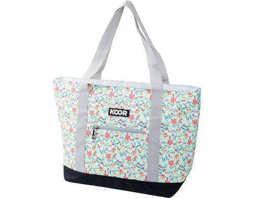 KOOR Khltasche S10 Little Flowers Green Volumen 10Liter