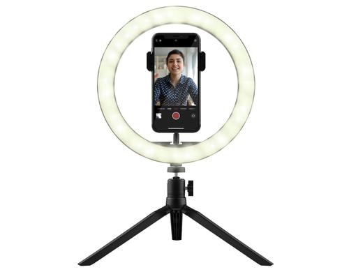 Trust Maku Ringlicht-VLogging-Set fr Smartphones