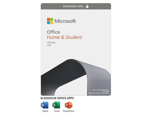 Microsoft Office Home & Student 2021 ESD/Download, Vollversion, multilingual