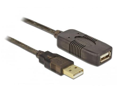 Delock USB 2.0 Verlngerungskabel 10 Meter aktive Verstrkung, 2 Stck kaskadierbar