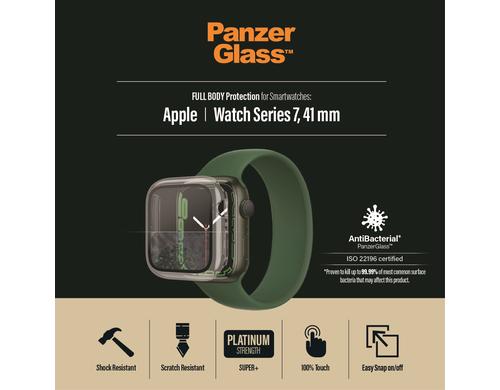 PanzerGlass Apple Watch Full Body Case Clear, fr Apple Watch 7/8 (41mm)